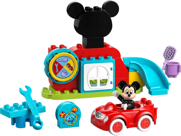 Mickeys klubhus og bil