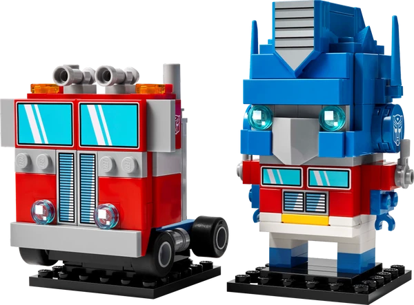 Optimus Prime-robot og køretøj