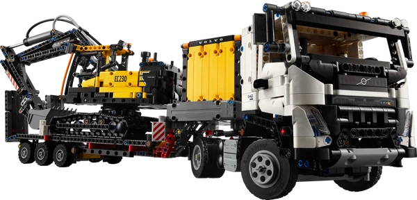 Volvo FMX-lastbil og EC230 elektrisk gravemaskine
