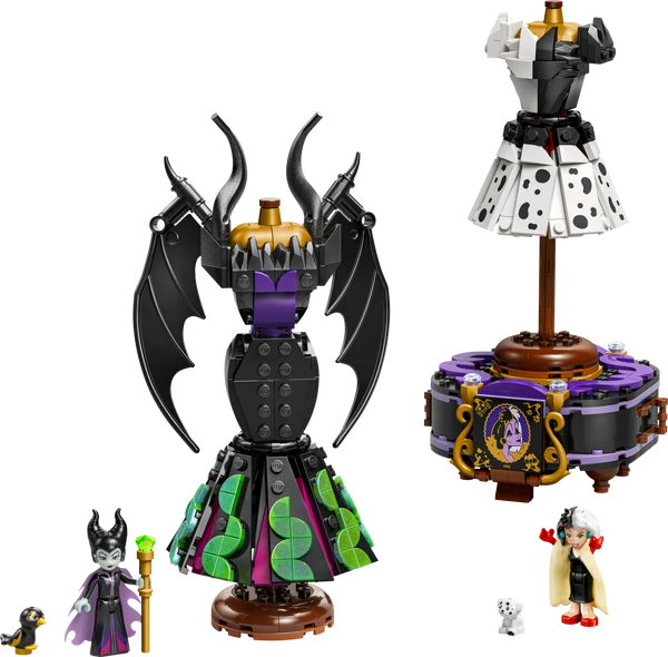 Maleficents og Cruella De Vils kjoler
