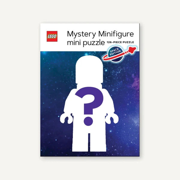 Minipuslespil med hemmelig minifigur – rumudgave