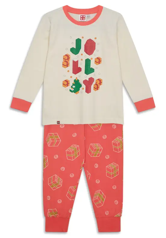 Julepyjamas til børn – råhvid (5009956)