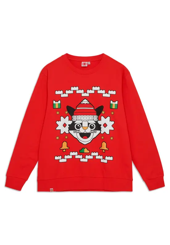 Julesweater til voksne – rød (5009962)