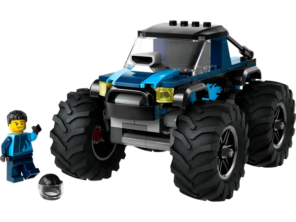 Blå monstertruck