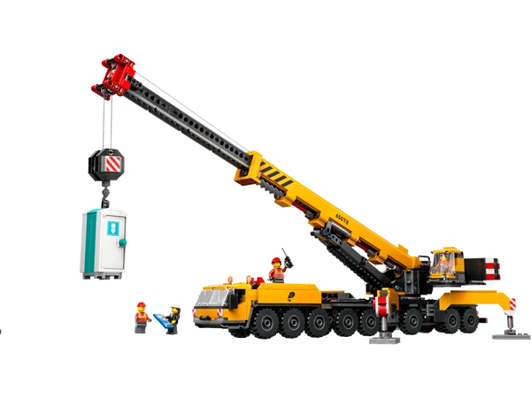 Gul mobil byggekran