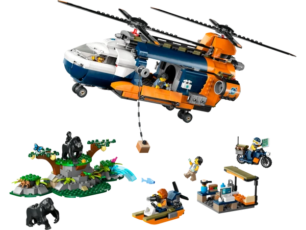 Jungleeventyr – helikopter og ekspeditionsbase