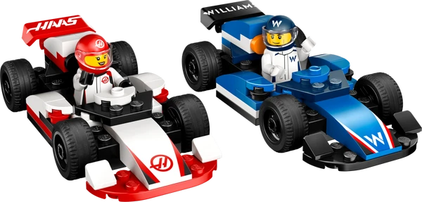 F1® Williams Racing og Haas F1®-racerbiler