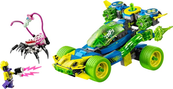 Mateo og Z-Blob-actionracerbilen