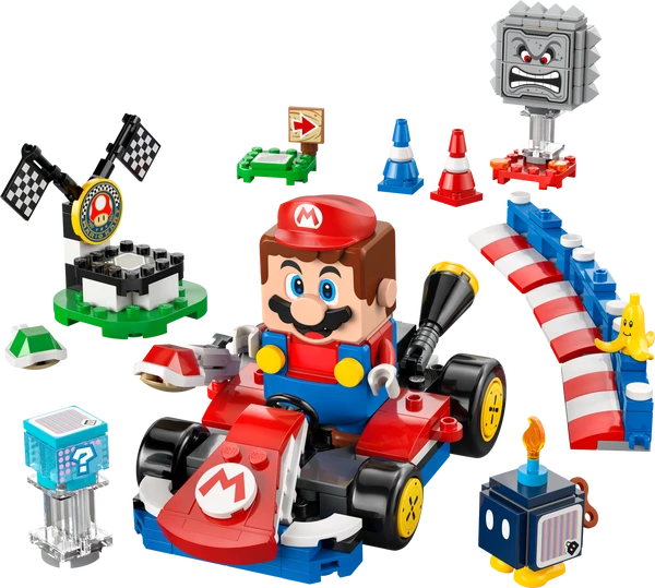 Mario Kart™ – Interaktiv LEGO® Mario™ og Standard Kart