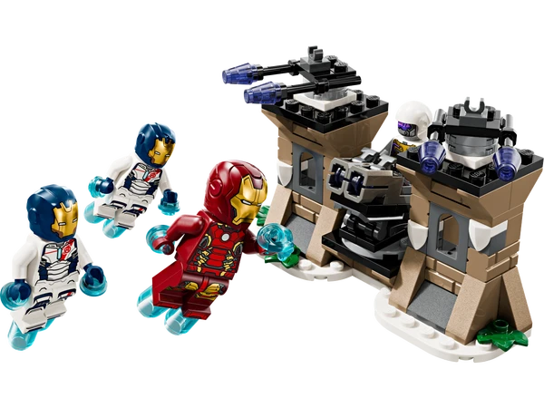 Iron Man og Iron Legion mod Hydra-soldat