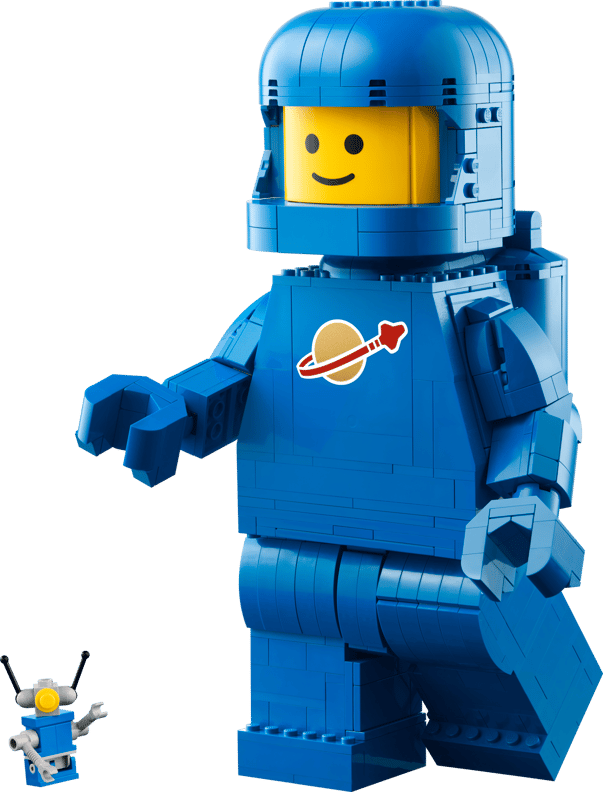 Opskaleret blå astronautminifigur (40921)