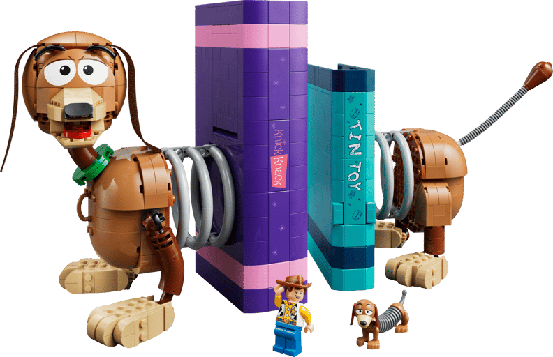 Toy Story-bogstøtter med hunden Slinky (43301)