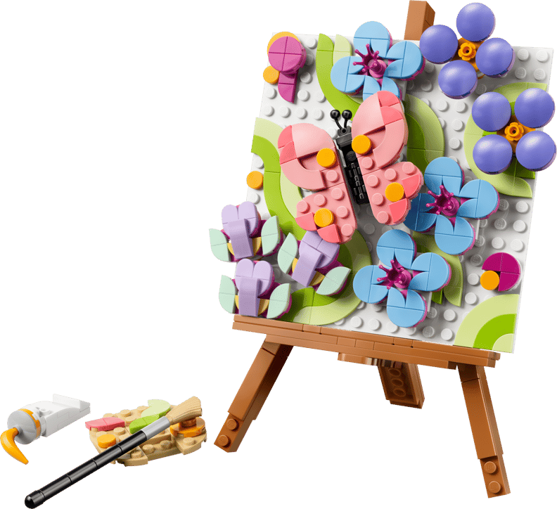Blomsterpynt: Kunstmaleri (31390)