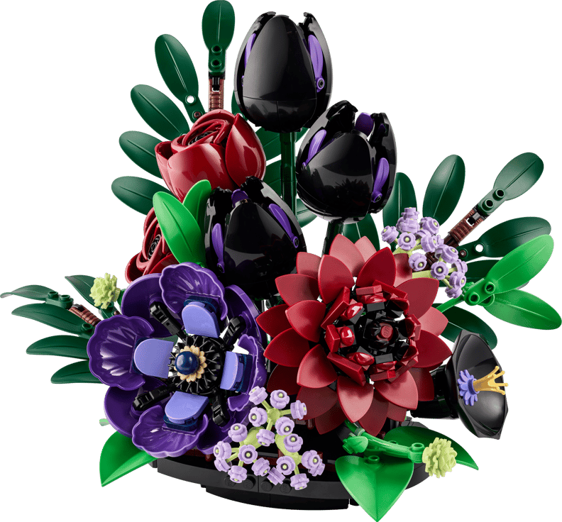 Mørkt blomsterarrangement (11513)